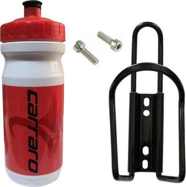 Carraro Kırmızı 600Ml Matara Ve Matara Kafesi Seti Montaj Vidası Da - Image 1