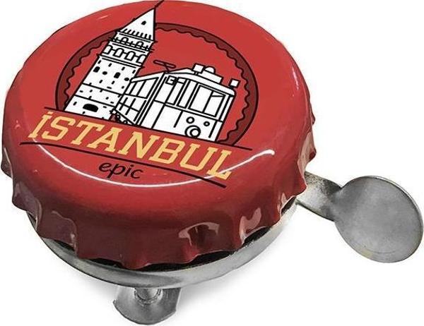 Epic İstanbul Gazoz Kapağı Metal Bisiklet Zili - Image 1
