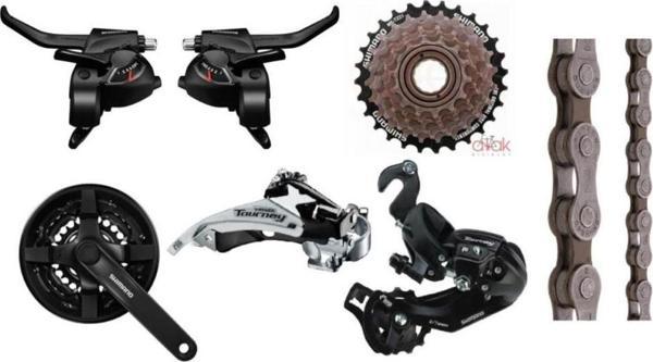 Shimano 21 Vites Grup Set EF41 - TZ21 - HG40 - TY300 - TY500 - TY 501 42t - Image 1