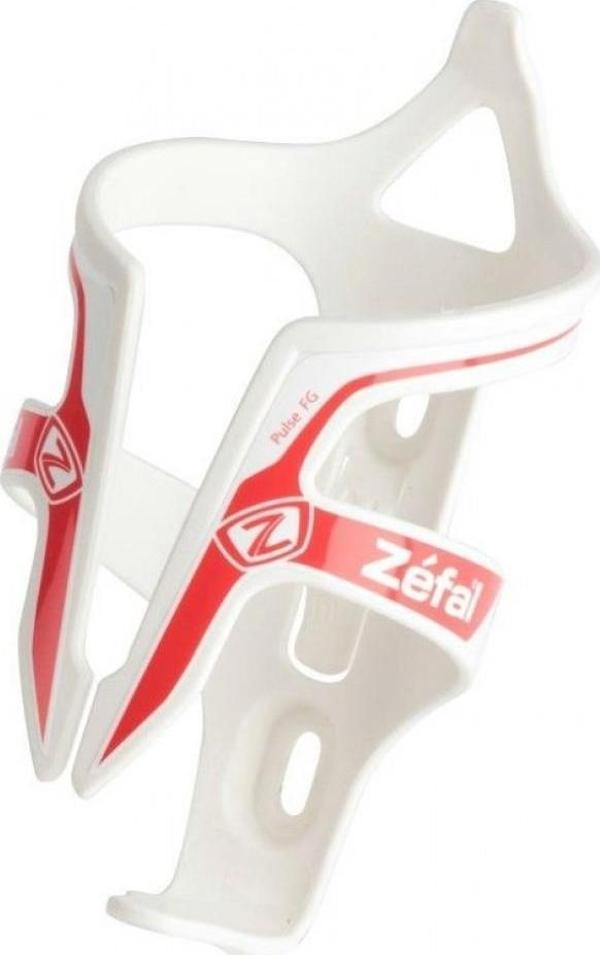 Zefal Pulse Fiber Glass Plastik Matara Kafesi Beyaz Kırmızı - Image 1