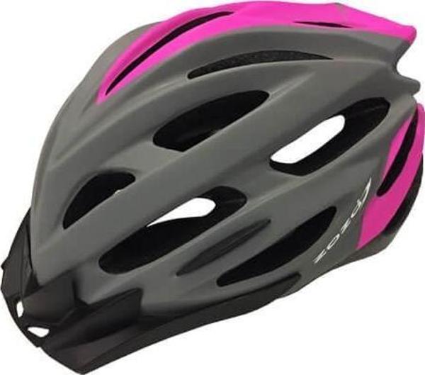 Zozo HB31-C Pembe Gri Bisiklet Kaskı S - Image 1