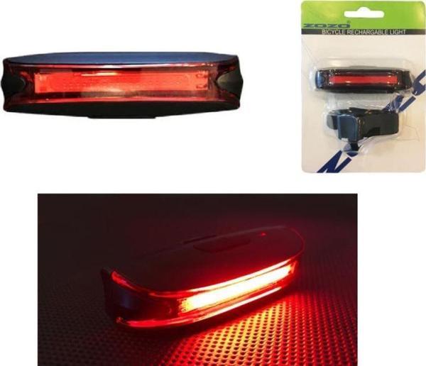 Zozo Usb Şarjlı 65 Lümen Led Güçlü Arka Stop - Image 1