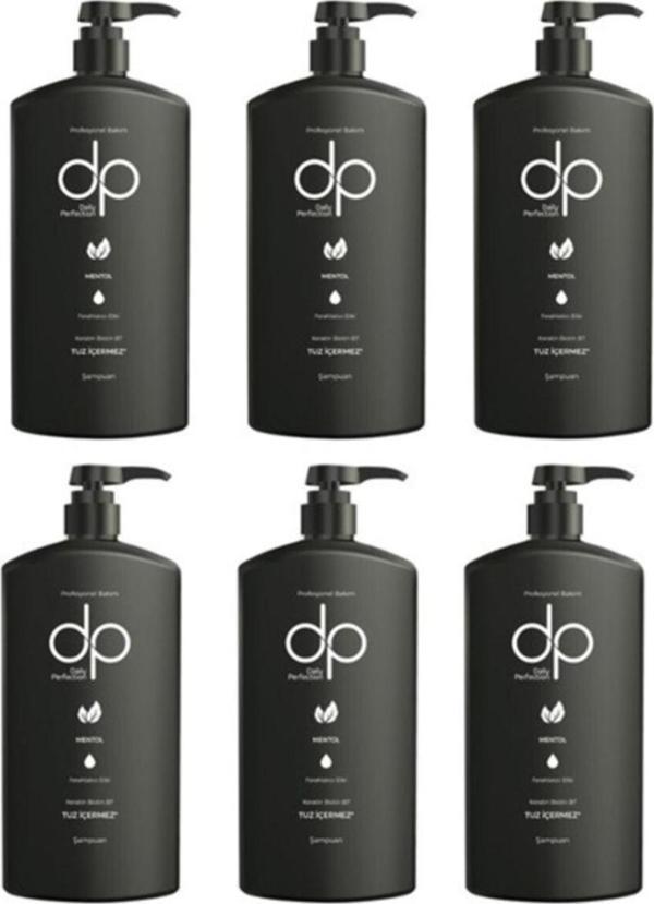 DP Tuzsuz Şampuan Mentol Ferahlatıcı Etki 6 Adet 500 ml - Image 1