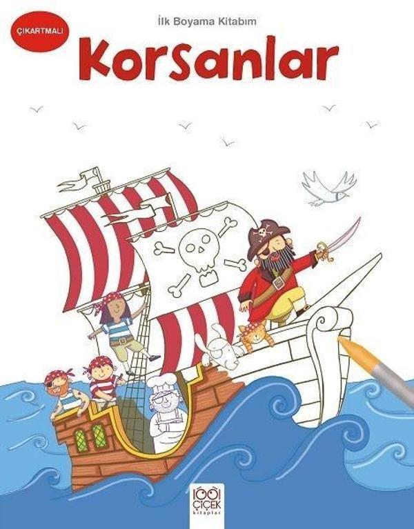 Korsanlar-İlk Boyama Kitabım - 1001 Çiçek - Image 1