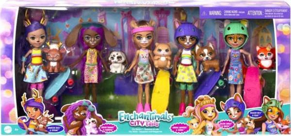 Enchantimals Şehir Bebekleri Beşli Paket - Image 1
