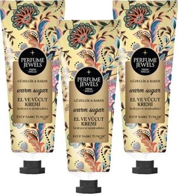 Eyüp Sabri Tuncer Pj El Ve Vücut Kremi Warm Sugar 50 Ml Tüp x 3 Adet - Image 1