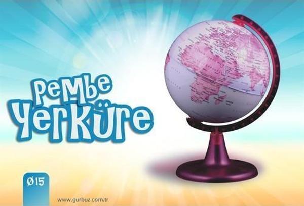 Gürbüz 15 Cm Pembe Dünya Küre, 43152 - Image 1