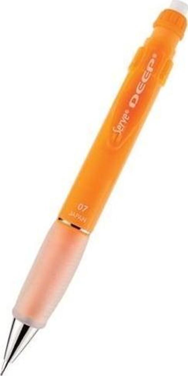 Serve Deep 0.7Mm Mekanik Kurşun Kalem Fosforlu Turuncu Sv-Deep 07 F.Turuncu - Image 1