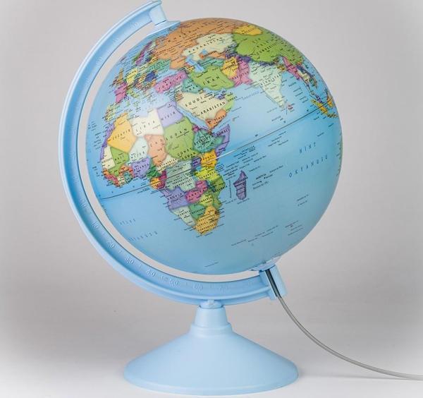 Gürbüz 26 Cm Işıklı Siyasi Küre 42261 - Image 1