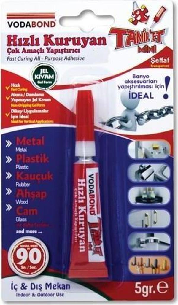 Vodabond Tamir Et Hızlı Yapıştırıcı Jel Kıvamlı 5gr - Image 1