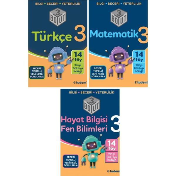 Tudem Yayınları 3. Sınıf 3 Boyut Fasikül Etkinlikli Set - Tudem Yayınları - Ders Kitapları - Image 1