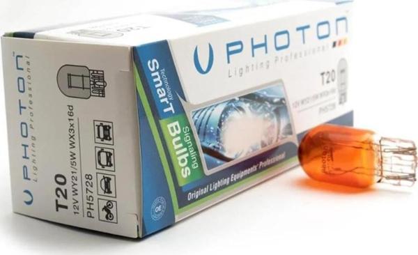 Photon T20 WY21/5W 12V AMBER Ampül 1 kutu (10 adet) - Image 1