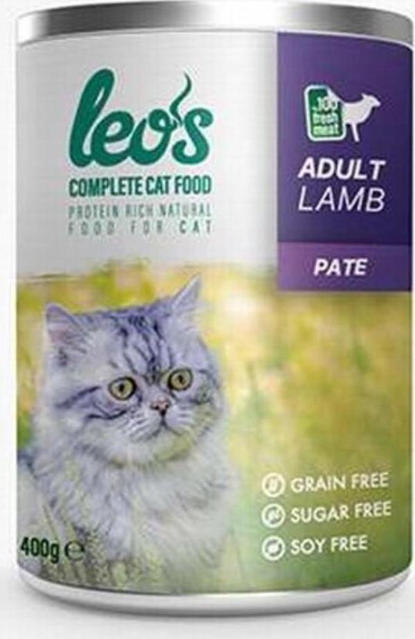 Leos Kuzu Etli Pate Yetişkin Kedi Konservesi 400 Gr - Image 1