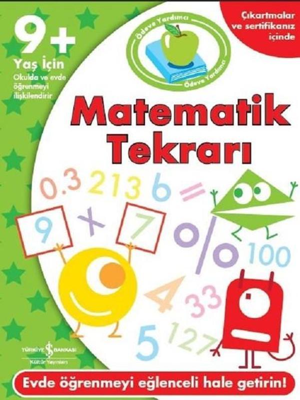 Ödeve Yardımcı Matematik Tekrarı 9+ - İş Bankası Kültür Yayınları - Image 1