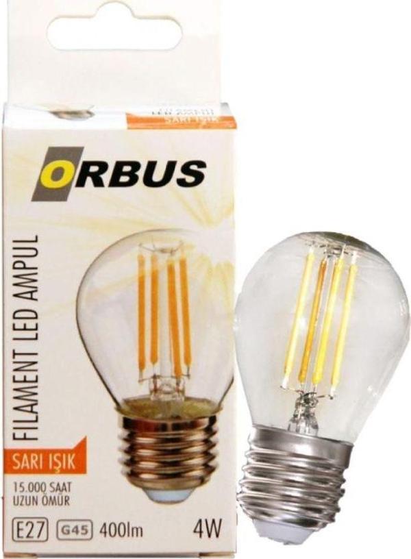 Orbus Gc45 E27 Duy Şeffaf Top Avize Led Ampul - Image 1