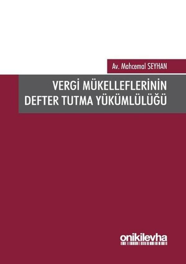 Vergi Mükelleflerinin Defter Tutma Yükümlülüğü - On İki Levha Yayıncılık - Image 1