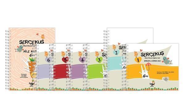 Serçekuş Okul Öncesi Eğitim Seti-7 Kitap Takım - Harf Yayınları - Image 1