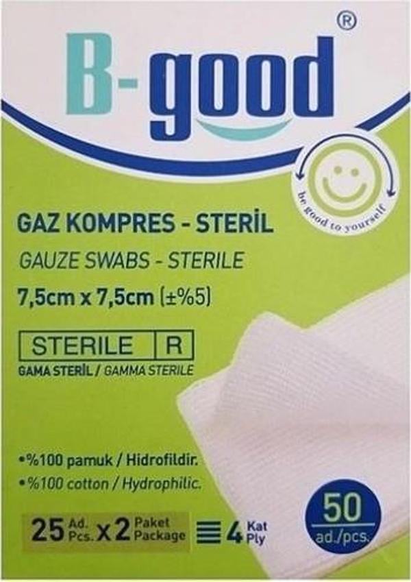 B-good Gaz Kompress 7,5Cm X 7,5Cm 50 Li - Image 1
