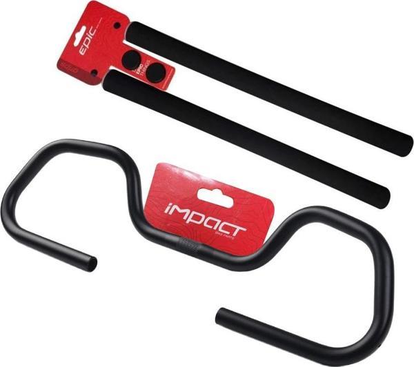 İmpact 25.4 Bisiklet Kelebek Gidon ve Elcik Seti 580mm - Image 1