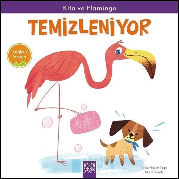Temizleniyor-Kita ve Flamingo - 1001 Çiçek - Image 1