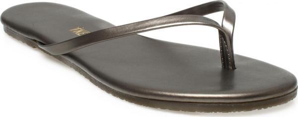 Tkees Tk-2011 Klasik Parmak Arası Platin Kadın Terlik - Image 1