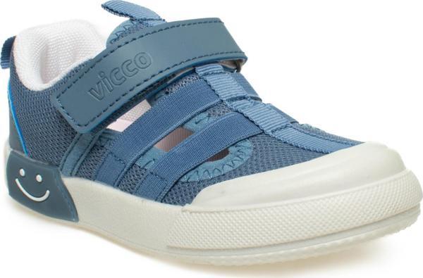 Vicco 346.B24Y145 Momo Bebe Işıklı Mavi Çocuk Ayakkabı - Image 1