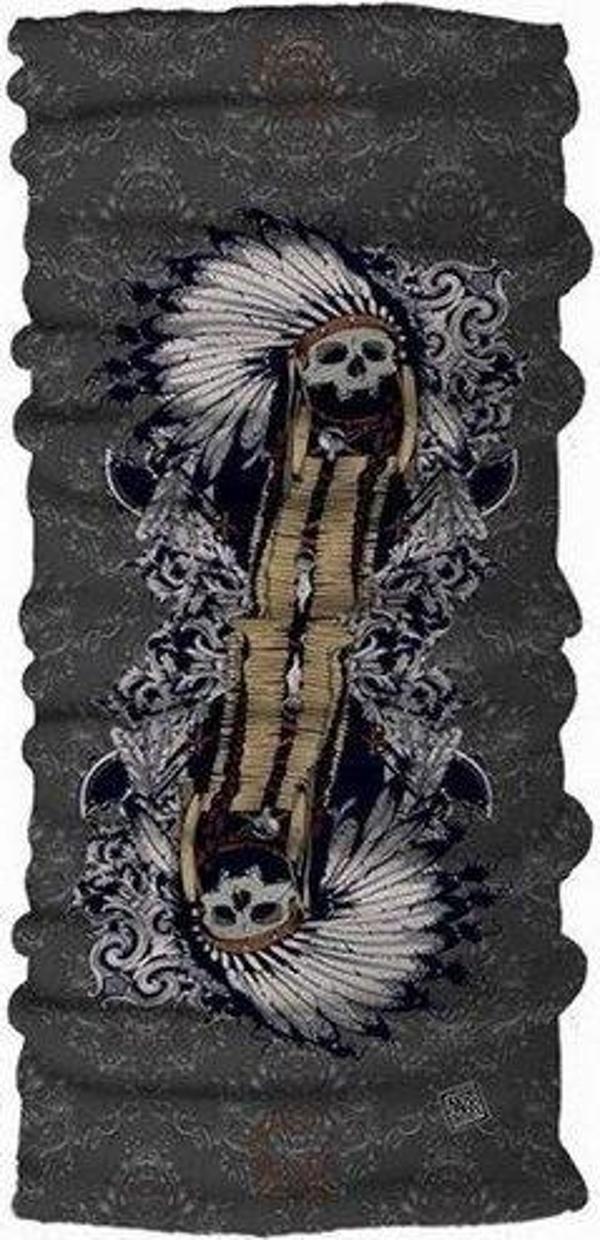 Narr INDIAN SKULL Bandana - Image 1