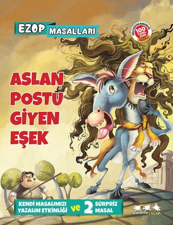 Ezop Masalları-Aslan Postu Giyen Eşek - Caretta Çocuk - Image 1