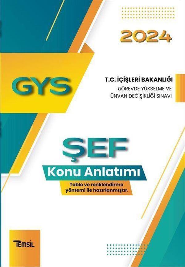 İçişleri Bakanlığı Görevde Yükselme ve Ünvan Değişikliği Sınavı Şef Konu Anlatımı - Temsil Kitap - Image 1