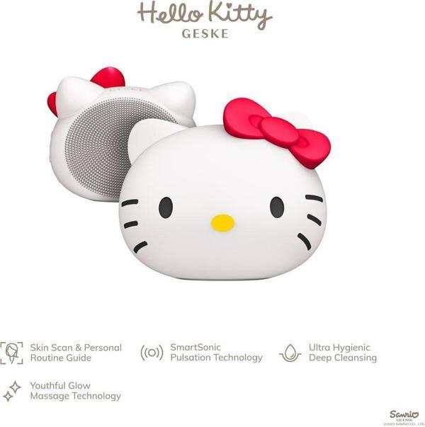 Geske Hello Kitty Titreşimli Yüz Temizleme Cihazı | Sonic Facial Brush - Image 1