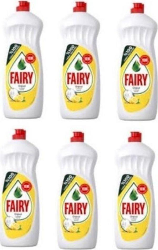 Fairy Limon Kokulu Sıvı Bulaşık Deterjanı 6 X 650 Ml - Image 1