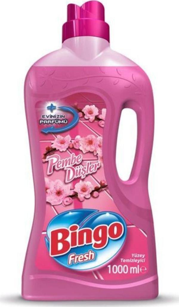 Bingo FRESH 1 Litre PEMBE DÜŞLER  YÜZEY TEMİZLEYİCİ - Image 1