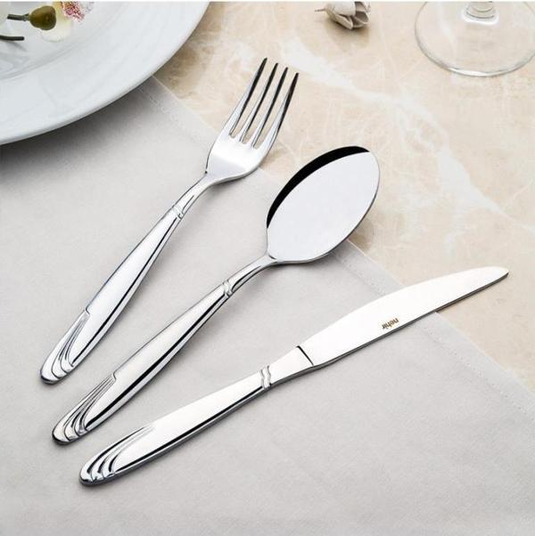 Nehir Lizbon 60 Parça Büyük Aile Çatal Kaşık Takımı - Image 1