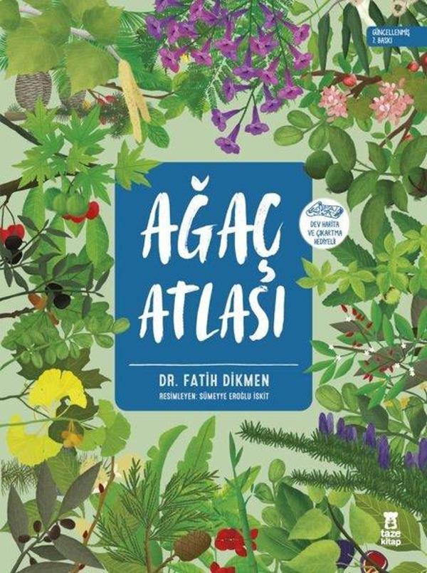 Ağaç Atlası - Dünya Haritası ve Çıkartma Hediyeli - Taze Kitap - Image 1