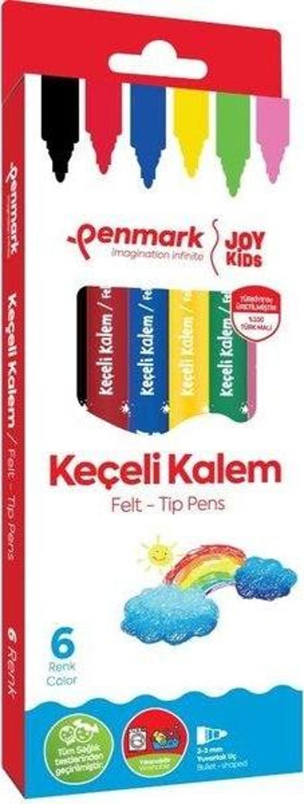 Penmark Süper Yıkanabilir Keçeli Kalem 6 Lı - Image 1