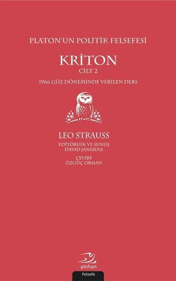 Kriton Cilt 2-Platon'un Politik Felsefesi - Pinhan Yayıncılık - Image 1