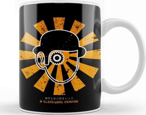 Baskı Dükkanı A Clockwork Orange Retro Japanese Kupa Bardak Porselen - Image 1