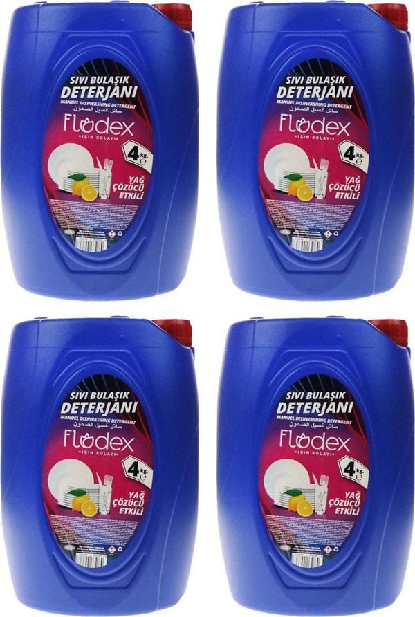 Flodex Sıvı Bulaşık Deterjanı 4 lt x 4 Adet - Image 1