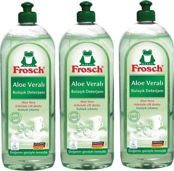 Frosch Aloe Veralı Elde Sıvı Bulaşık Deterjanı 3 x 750 ml - Image 1