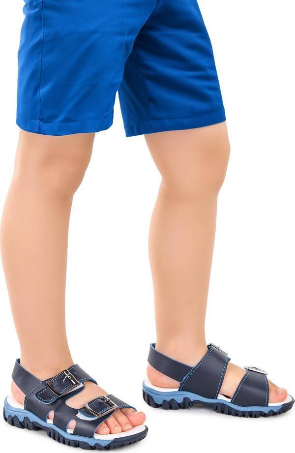 Kiko Kids Erkek Çocuk Sandalet Arz 2359 Lacivert - Image 1