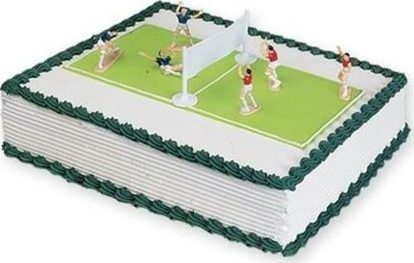 VOLEYBOL PASTA SÜSÜ OYUNCAK SET - Image 1
