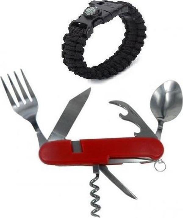 Kırmızı Çatal Kaşık B 11 CM - Image 1