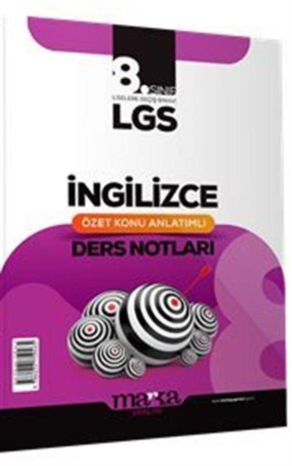 8. Sınıf LGS İngilizce Özet Konu Anlatımlı Ders Notları - Marka Yayınları - Image 1
