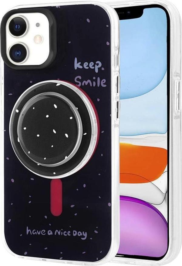 iPhone 11 Kılıf Magsafe Şarj Özellikli Tak-Çıkar Pop Soketli Tiktok Kapak - Image 1