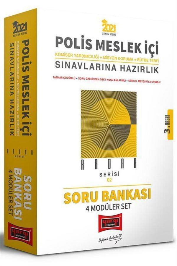 2021 Polis Meslek İçi Sınavlarına Hazırlık Radar Serisi Modüler Soru Bankası Seti - Yargı Yayınları - Image 1