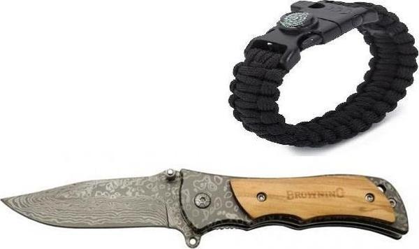 Browning Çakı Mini Damascus 2-35 16 CM - Image 1