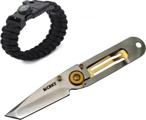 Crkt 5500 Gold Çakı 5500G 18 CM - Image 1