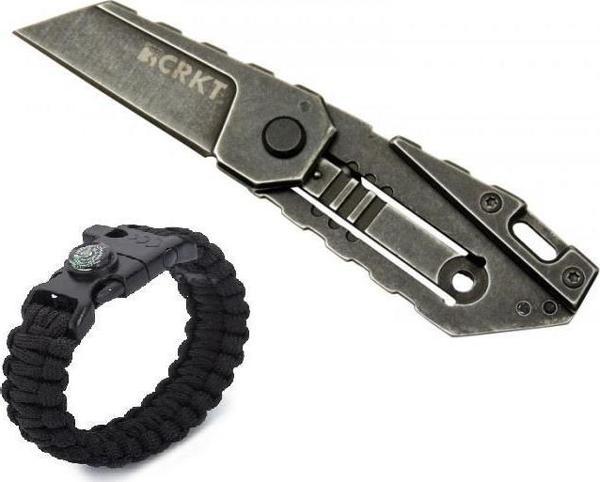 Crkt Alf 6 Çakı Füme 7410 BK 12 CM - Image 1