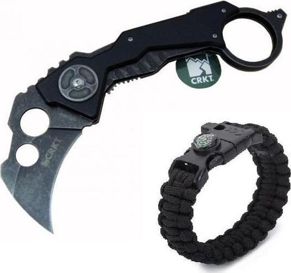 Crkt Baracas Çakı Karambit QTR-6320BK 23 CM - Image 1