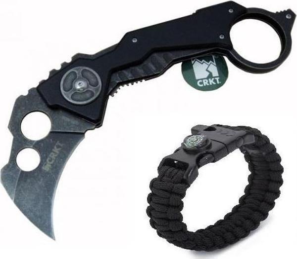 Crkt Baracas Çakı Karambit QTR-6320BK 23 CM - Image 1